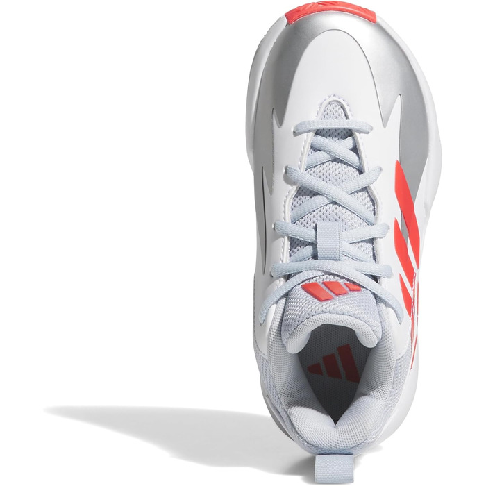 Кросівки баскетбольні Adidas Cross Em Up Select Mid для дітей, унісекс, 32 EU, білий/синій/червоний