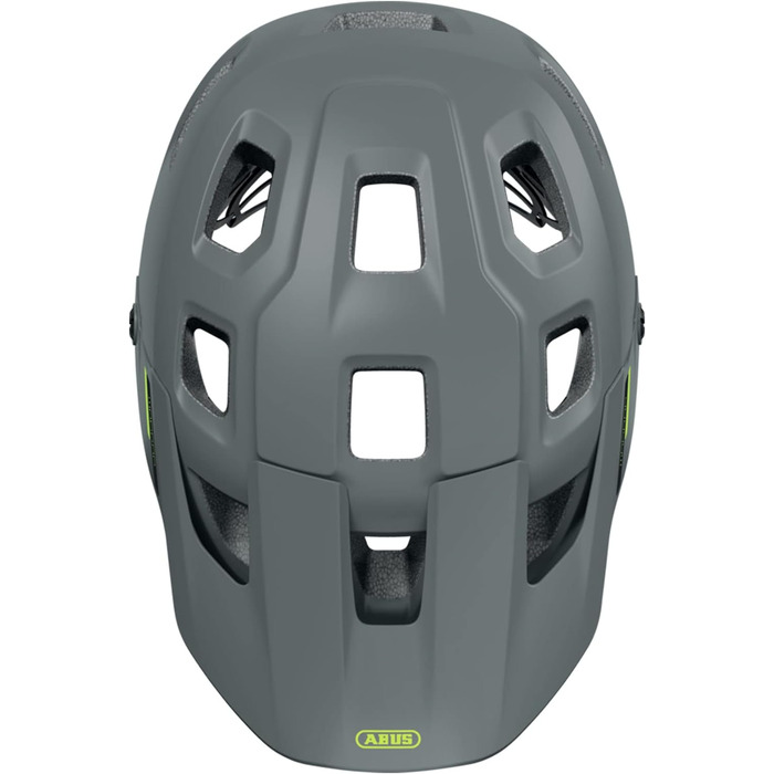 Велошолом ABUS MoDrop MIPS для MTB, міцний, з захистом від ударів, унісекс, розмір L (57-61 см), сірий