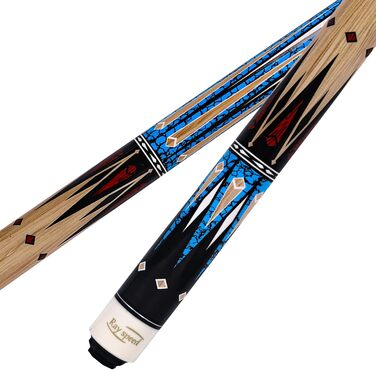 Професійний більярдний кий CGB-500: двочастинний, канадський клен, 58' (19/20oz), з жорстким кейсом