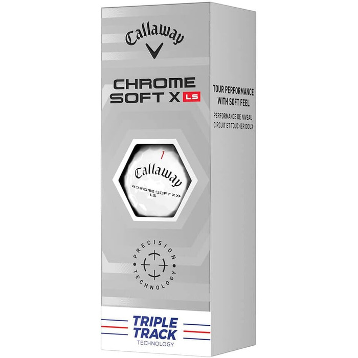 Гольф-м'ячі Callaway Chrome Soft X LS 2022, преміум якість