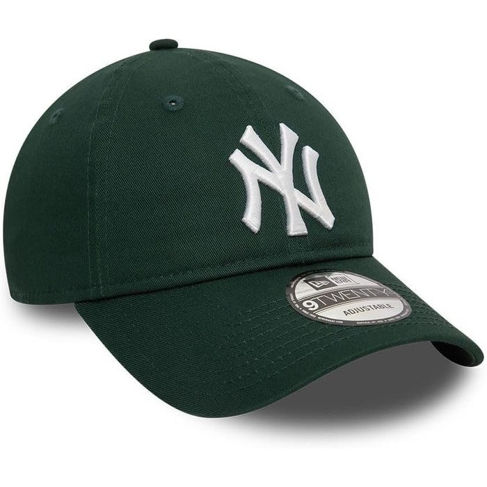 Кепка New Era MLB League Essential 9Twenty New York Yankees, регульована, зелена, один розмір