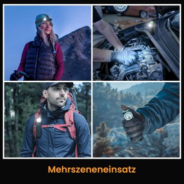 Sofirn HS20: Потужна LED-ліхтарик на голову 2700 люмен з перезаряджанням Type-C, Dual LED, 5 режимів яскравості, Thrower & Flood для кемпінгу та бігу (HS40 Kit)