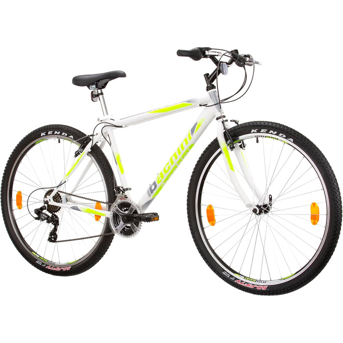 Гірський велосипед Probike PRO 29 дюймів, 21 швидкість, для чоловіків та жінок, зріст 175-190 см, білий/зелений, Multibrand Distribution