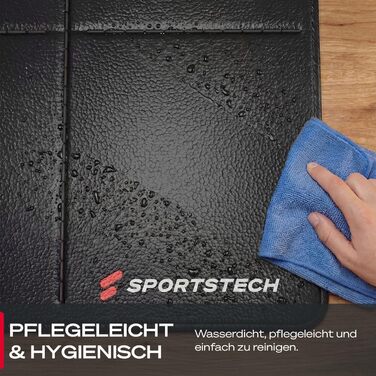 Складаний килимок для захисту підлоги під бігову доріжку Walking Pad Sportstech BS300, водонепроникний та шумопоглищаючий, 160×74 см, товщина 6 мм, для домашнього спортзалу