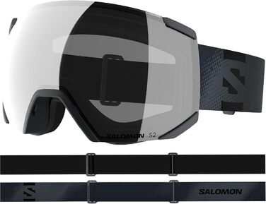 Гірськолижні маски Salomon Radium Unisex (Єдиний розмір, Ebony)