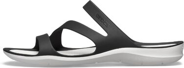 Чобочки Crocs Swiftwater Sandal W чорно-білі, 37/38 EU