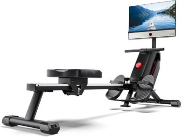 YESOUL R1 Plus: Гребний тренажер для дому з 21.5' FHD екраном, 360° обертанням, магнітним опором та 100 рівнів навантаження
