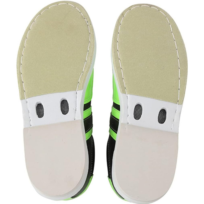 Унісекс шкіряні боулінг-шоу боулінгу SDEQA з магічною липучкою, дихаючі, зелені, 34 EU