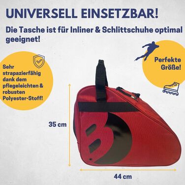Сумка для роликів та ковзанів BEST SPORTING: велика, з регульованим ремінцем