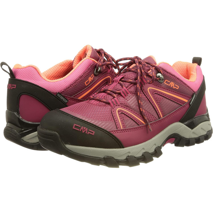 Дитячі трекінгові черевики CMP Shedir Low WP, 36 EU, Sangria