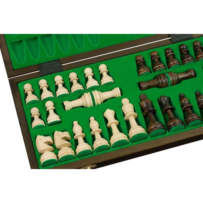 Олімпійські шахи Sunrise Chess & Games 42x42 см, традиційні, ручний розпис, фігури Стаунтон, дерев'яні