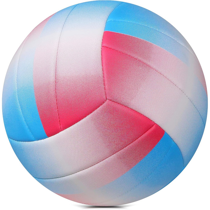 Волейбольний м'яч PECOGO розмір 5 з PU шкіри, для залу та вулиці, ідеальний для тренувань та гри, підходить для початківців, підлітків та дорослих