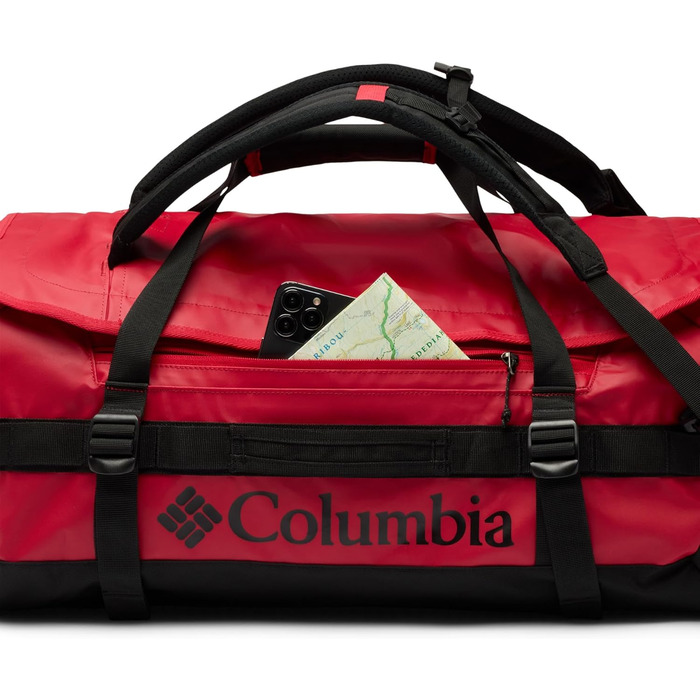 Спортивна сумка Columbia Landroamer 60L унісекс, червона з чорним (Mountain Red/Black)
