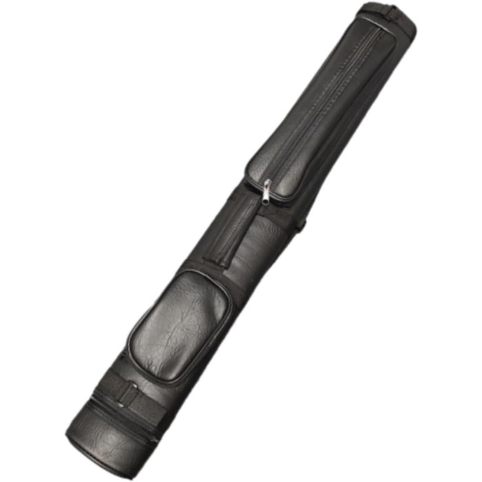 Чохол для кия Billard з 4 відділеннями: легкий, захисний, з PU-шкіри, овальний