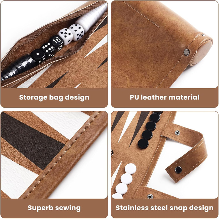 Набір для гри в шашки (бекґеммон), класичний набір для дорослих, розмір поля 32 x 26 см