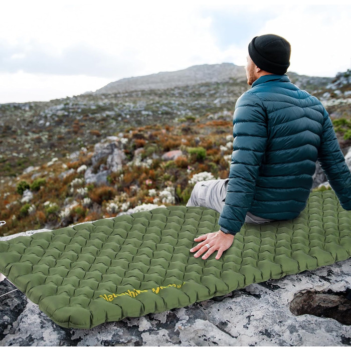 Naturehike IsoMatte Thermal Serie 4.6R - Килимок для кемпінгу Ultralight 4-сезонний (-15°C) Саморозгортання з надувною сумкою, ізольований, високий R-значення, для зими, прямокутний 186*58 см