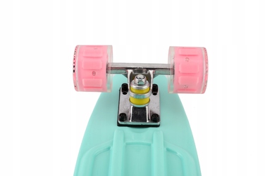 Скейтборд Aurora Classic (56 см x 14,5 см, 60 мм), багатоколірний, з LED-підсвіткою