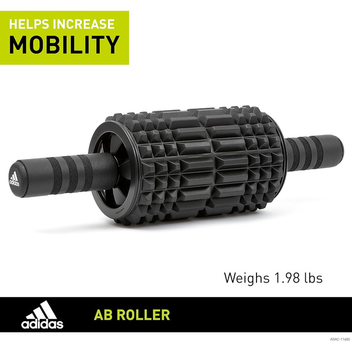 Піна ролик для фітнесу adidas AB, масажний валик, EVA