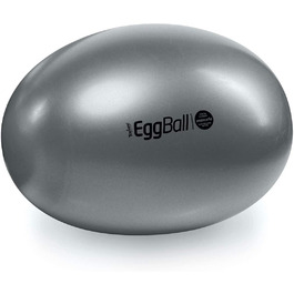 Гімнастичний м'яч PEZZI Original Eggball MAXAFE 85 см, сірий, сидячий фітбол для тренувань