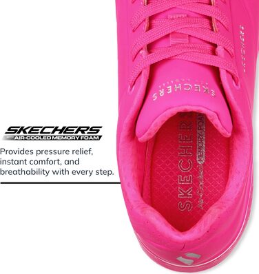 Кросівки жіночі Skechers UNO Night Shades Hot Pink 40 EU Durabuck