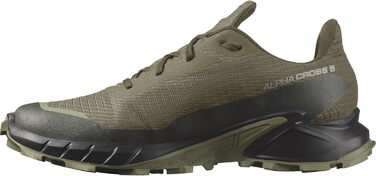 Кросівки для трейлраннінгу Salomon Alphacross 5 Gore-Tex, чоловічі, 46 2/3 EU, Olive Night/Black/Deep Lichen Green
