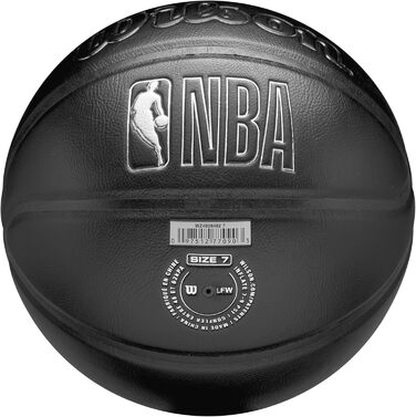 Баскетбольний м'яч Wilson NBA Team Premiere, розмір 7 (29,5 дюймів), для вуличної та зальної гри