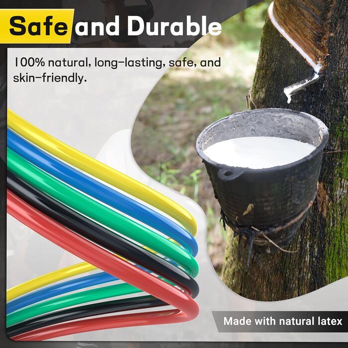 Еластичні гумки для фітнесу: набір для тренувань, фітнес-гумки з анкером для дверей, для чоловіків та жінок, для фізичної терапії та формування тіла