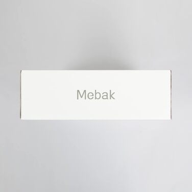Масажний пістолет Mebak 3, 3200 уд/хв, 12 мм амплітуда, електричний ручний масажер для м'язів, фасцій, шиї та спини, 7 насадок, 5 режимів, акумулятор 2600 мА·г, чорний