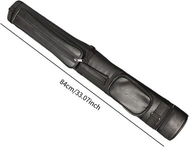 Чохол для кия Billard з 4 відділеннями: легкий, захисний, з PU-шкіри, овальний