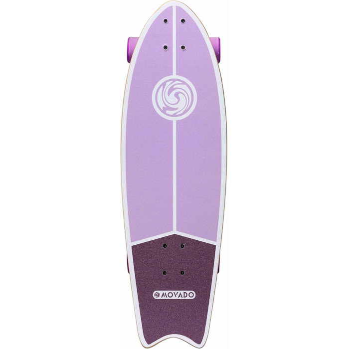 Скейтборд Star Scooter Surf Longboard Retro Cruiser ABEC-11 рожевий, для дорослих, унісекс, повний комплект