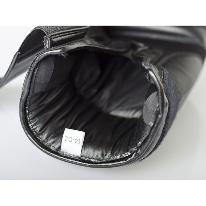 Боксерські рукавички Paffen Sport Black Logo, натуральна шкіра, 14 унцій, для спарингів і тренувань з боксу, кікбоксингу, муай тай, K1 та інших єдиноборств