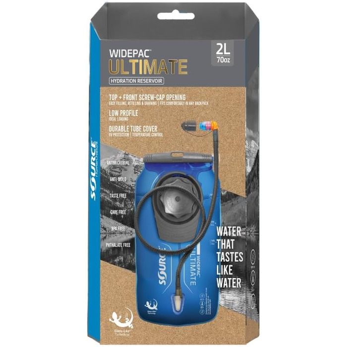 Гідратор Widepac Ultimate Alpine Blue 3 л — питна система для спорту та туризму
