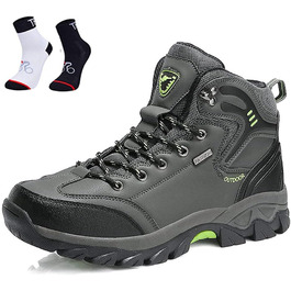 Водонепроникні трекінгові черевики для туризму та прогулянок, для жінок та чоловіків, розмір 41 EU, сірий