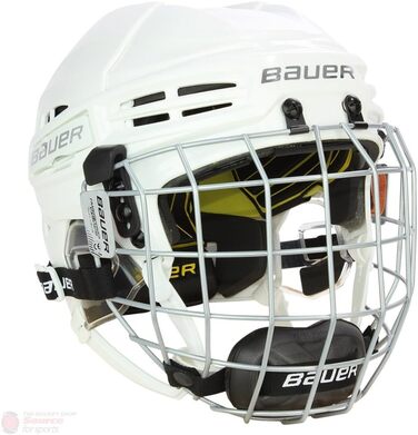 Хокейний шолом BAUER RE-AKT 100 Combo для дітей, білий