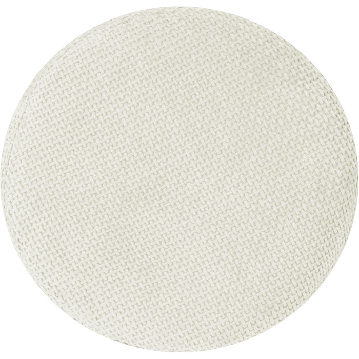 Крісло для медитації Cushy™: кругле подушка для сидіння з дінкової вати (10/15/20 см) - для медитації та релаксації, Made in Germany, Milky Marshmallow