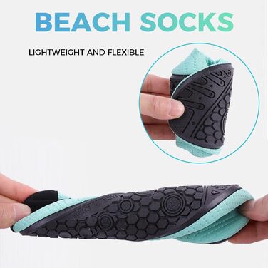 Чоловічі та жіночі аквашузи для плавання, серфінгу та відпочинку на пляжі. Швидка сушка, розмір 39/40 EU, світло-блакитні