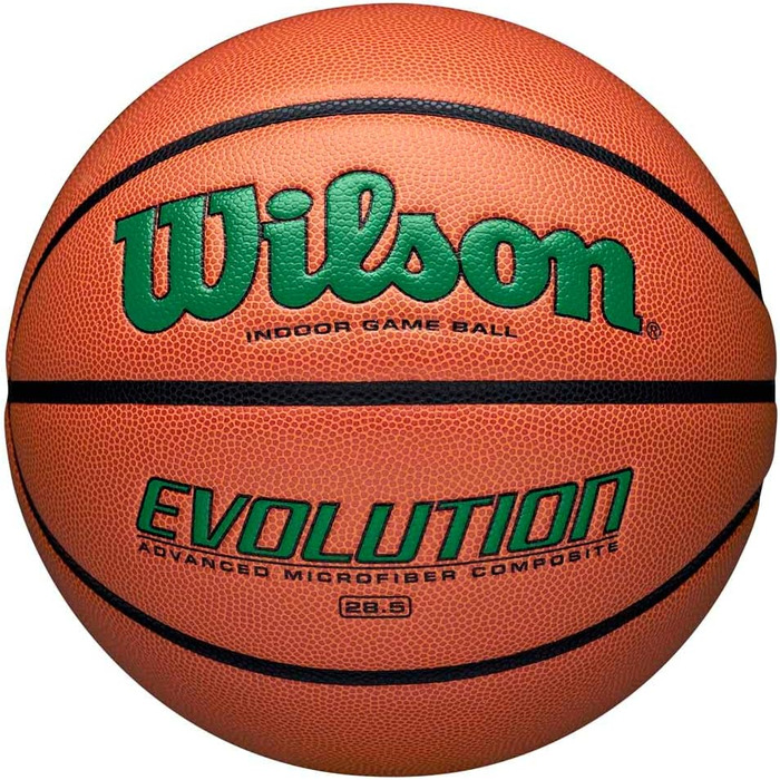 Баскетбольний м'яч Wilson Evolution, розмір 7, помаранчевий, ігровий
