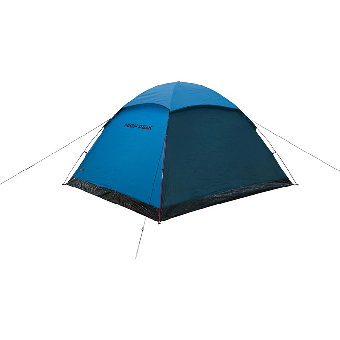 Купол намет High Peak Monodome XL, 4 особи, намет-іглу, для кемпінгу та фестивалів, з тент-ящиком, блакитний/сірий