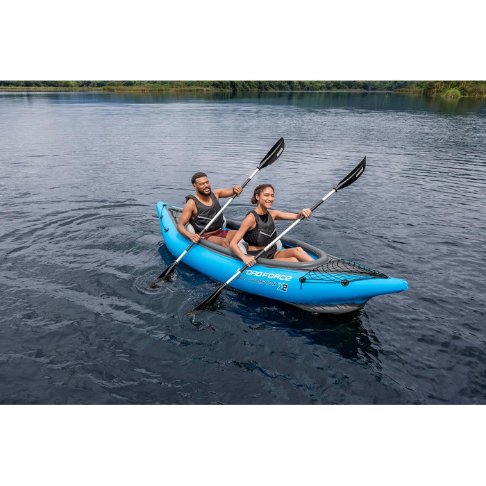 Надувний човен Bestway 65131 331x88x45 см синьо-сірий