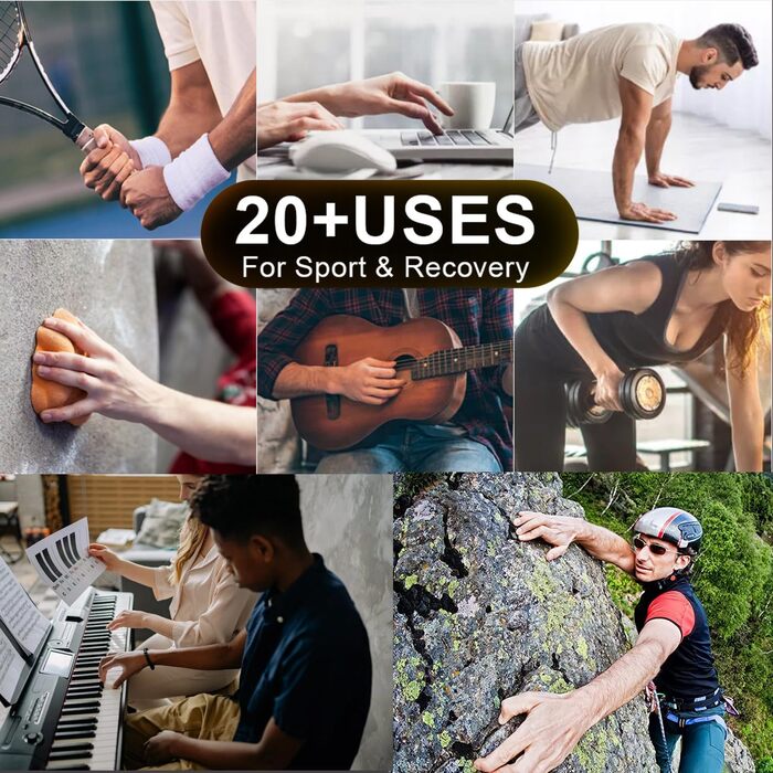 Набір для тренування рук та пальців: фітнес-тренажер, ролик для розігріву, м'ячик для зняття напруги, кейс