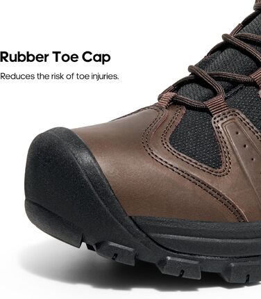 Чоловічі трекінгові черевики NORTIV 8, водонепроникні, темно-коричневі (44 EU)