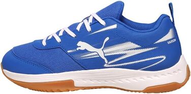 Дитячі кросівки Puma Varion Li Jr для залу (Indoor Court Shoe) — Синій/Білий, 35 EU