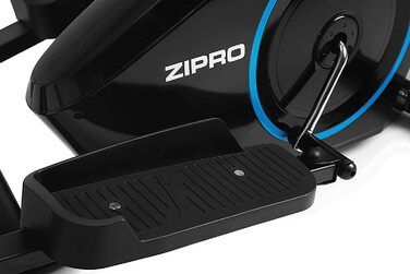 Еліптичний тренажер Zipro Burn для дому, магнітний крос-тренер до 120 кг, 8 рівнів навантаження, кардіо тренажер