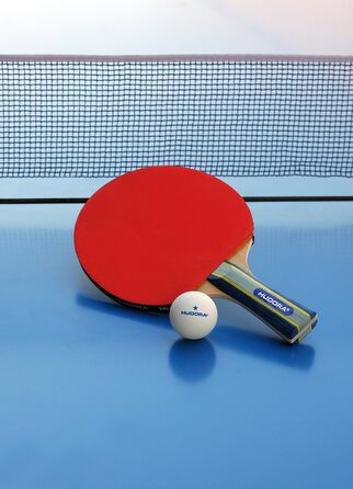 Набір для настільного тенісу Hudora New Contest 2.0: 2 ракетки та 3 м'ячі (76245)