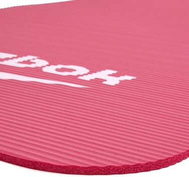 Reebok килимок для тренувань 7 мм рожевий, нековзкий, з натуральної гуми — для фітнесу, гімнастики, домашніх тренувань