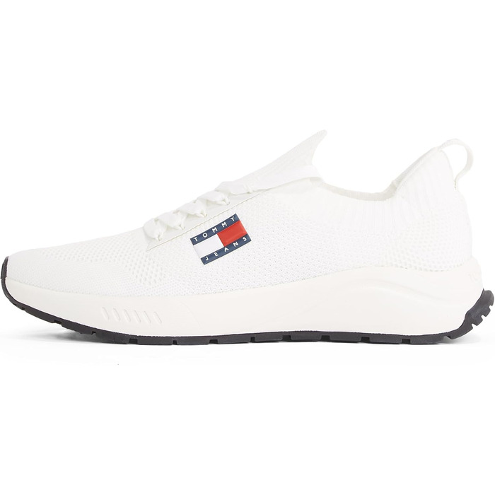 Футболка Tommy Jeans Runner Knitted Em0em01555 (40 EU, Білий/Бежевий)