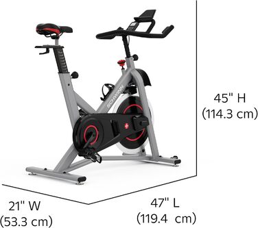 Спінбайк Schwinn IC3.5: домашній велотренажер для сайклінгу з магнітним або фетровим гальмуванням, Bluetooth FTMS, сумісність із Zwift, Peloton, Kinomap та JRNY