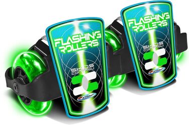 Роликові ковзани Skids Control Lightning Wheels чорного кольору, розміри 30-33