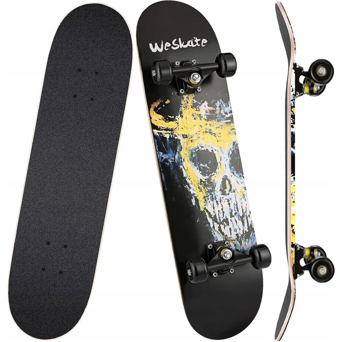 Скейтборд WeSkate для початківців — 31 дюйм, скейтборд для дітей та підлітків