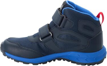 Черевики дитячі Jack Wolfskin Woodland Texapore Mid Vc K, 26 EU, темно-синій/червоний